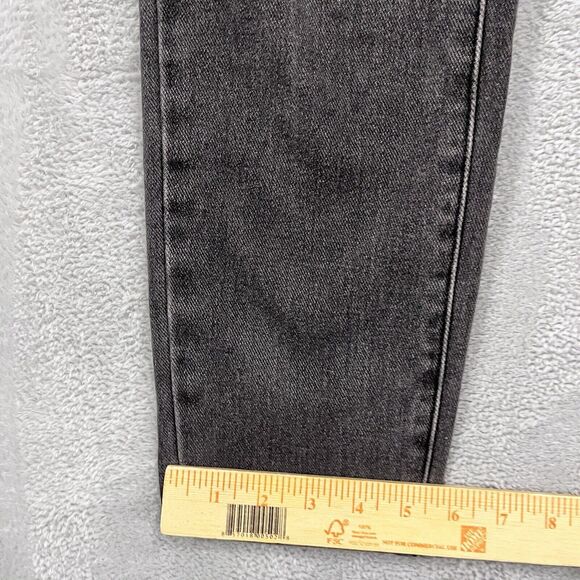 Pacsun Mom Jeans 26 High Rise Washed Black Denim 100% Cotton Womens - Picture 9 of 10